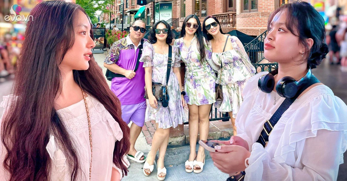 View - Đi du lịch mang nhầm hành lý, mẹ con siêu mẫu Thúy Hạnh chữa cháy kịp thời, 2 cô con gái làm lu mờ tất cả