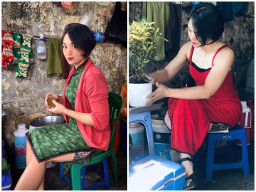 Tỷ tỷ bán trà đá ở Hà Nội từng nói thẳng vào mặt người cà khịa mình: Bên trong chiếc váy em đang mặc là quần đùi