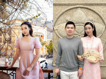 Hoa hậu Đỗ Mỹ Linh đã sinh con đầu lòng, Bầu Hiển chính thức có thêm cháu gái
