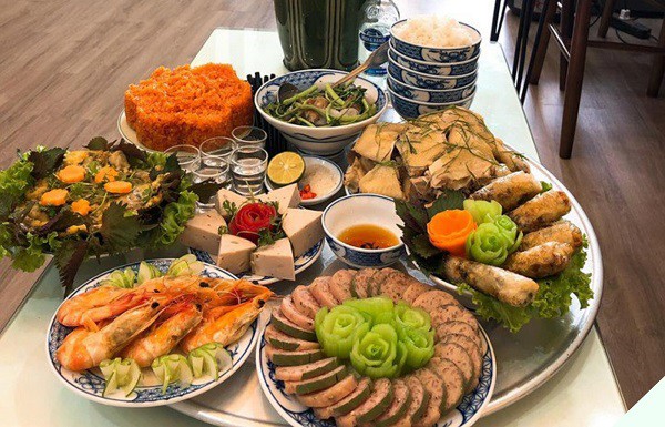 Lựa chọn những món ăn truyền thống cho mâm cỗ ngày rằm (Nguồn: Trần Thị Minh Hà)