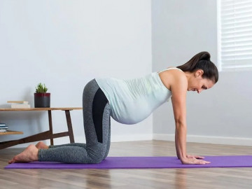 Bài tập yoga cho bà bầu 3 tháng giữa giúp giảm đau lưng, khỏe mạnh