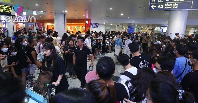 View - Hàng nghìn fan Việt đổ xô ra sân bay Nội Bài chờ BlackPink lúc nửa đêm