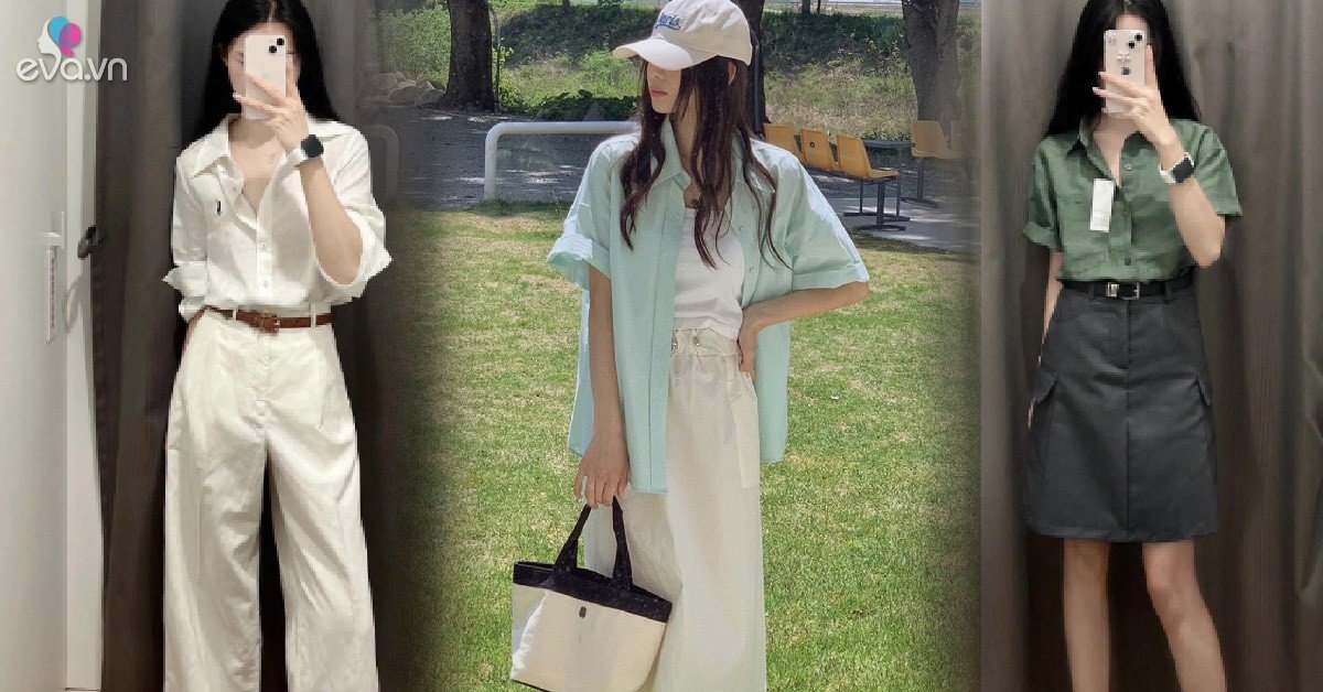 View - 5 cách mặc áo sơ mi đẹp chuẩn sách giáo khoa, nàng công sở dù gầy hay mũm mĩm đều đẹp