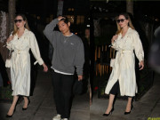 Giải trí - Hòa giải với Brad Pitt, Angelina sành điệu đi ăn nhà hàng, con trai nuôi gốc Việt đánh cắp sự chú ý của mẹ