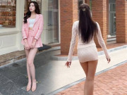 Thời trang - Đỗ Thị Hà diện váy che vừa chạm vòng 3, khoe "cặp kiếm Nhật" trứ danh xứ Thanh, fans nơm nớp lo lắng