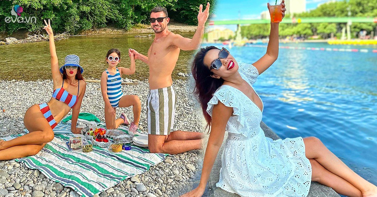 View - Được khen quấn gì lên cũng đẹp, vợ anh Tây cao 2m vẫn chịu thua 1 món, chị em nghe sững người