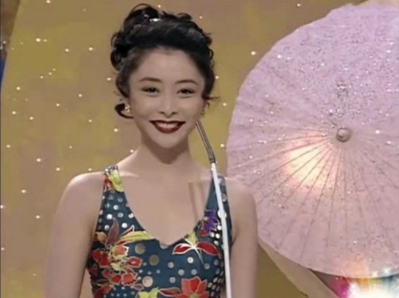 Thang Doanh Doanh xinh đẹp thời còn trẻ.