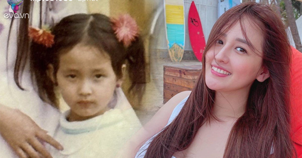 View - Hoa hậu nổi tiếng là đại gia tự thân lộ ảnh thời bé, gương mặt đã có sẵn nét