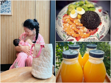 Mẹ Hà Nội chỉ ăn 2 bữa cơm gạo lứt/ngày mà sữa về dạt dào, em bé tăng cân vùn vụt