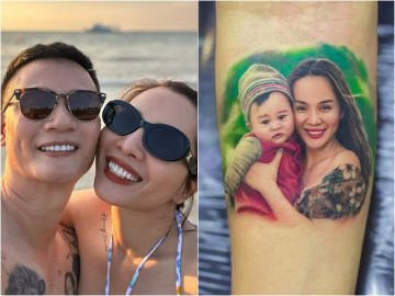 Nam ca sĩ triệt sản vì thương vợ sinh nhiều: Xăm mặt vợ con trên người để giữ mình