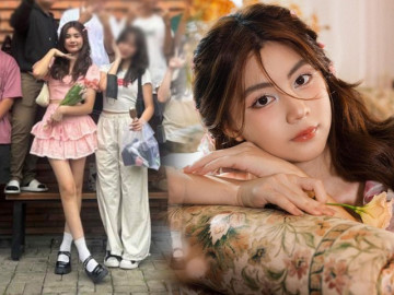 Hậu sinh nhật, con gái út Quyền Linh khoe ảnh đời thường, chân nuột nhất dàn bạn học, eo bé chỉ 1 gang tay