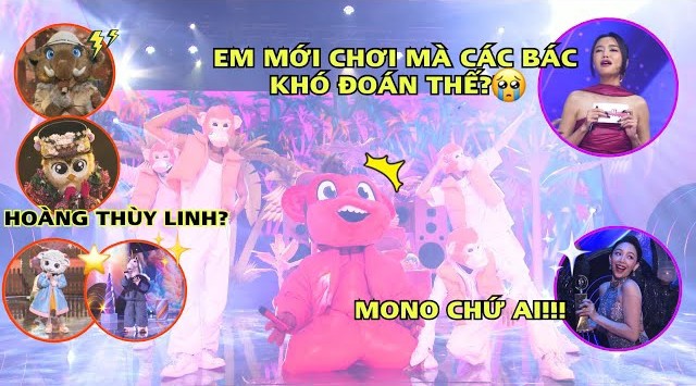 View - Ca Sĩ Mặt Nạ mùa 2: Trấn Thành - Bích Phương khóc thét vì khó đoán, có Hoàng Thùy Linh và em ruột Sơn Tùng?