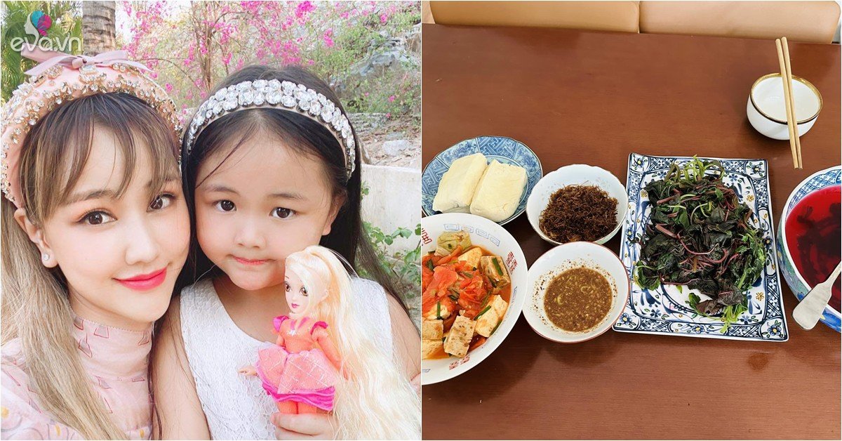 View - Mẹ đơn thân Maya giờ sống kín tiếng, khoe mâm cơm nhưng toàn món ăn mộc mạc hết sức