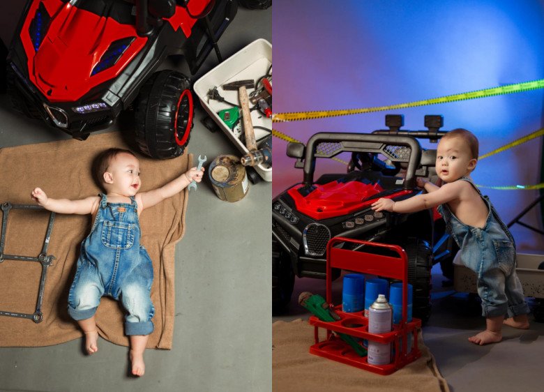 View - Con trai lai Tây của Bùi Tiến Dũng tổ chức sinh nhật theo tháng, chiếc răng đầu tiên mọc được làm lễ rình rang