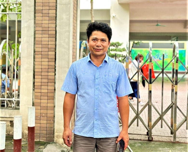 Thầy Nguyễn Văn Đường - giáo viên Trường THPT Phú Xuyên A, huyện Phú Xuyên.