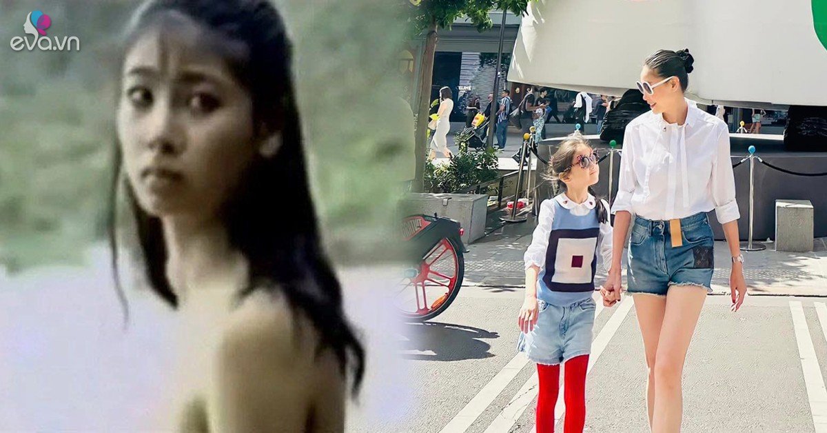 View - Hoa hậu có cảnh tắm suối năm 16 tuổi, U50 càng kín đáo, đưa 3 con đi học ăn diện giản dị như bao mẹ Việt