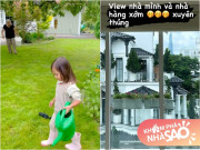Nhà đẹp - Hồ Ngọc Hà khoe nhà bố mẹ chồng ở nước ngoài có vườn rộng mênh mông, view "xuyên thủng" nhà hàng xóm