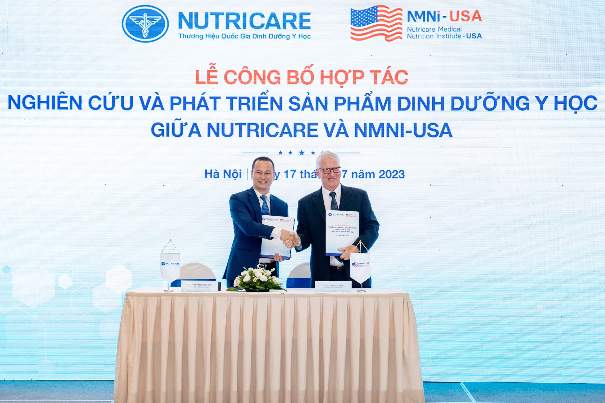 Nutricare và NMNI-USA ký kết Hợp tác Nghiên cứu và Phát triển sản phẩm Dinh dưỡng Y học