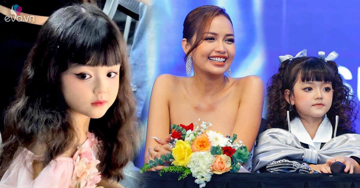 View - Bé gái ngồi chung ghế với Hoa hậu có gương mặt búp bê, 5 tuổi đã make-up thường xuyên