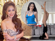Làm đẹp - "Chị Kính Hồng" Vân Hugo mặc bikini khoét hông như Ngọc Trinh múa cột, lâm bồn 2 lần dáng vẫn cực bốc