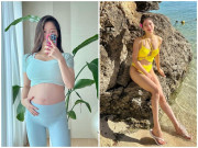 Bà bầu - Mang thai tháng cuối nhưng dáng vẫn đẹp mướt mải nhờ làm 1 việc xuyên suốt thai kỳ