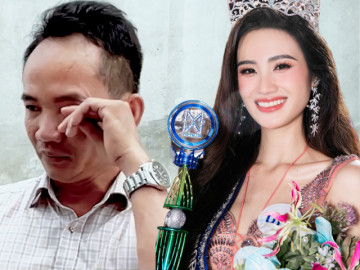 Bố giám đốc của HH Ý Nhi bật khóc, xin lỗi về ồn ào của con gái: Mong công chúng cho cơ hội sửa sai