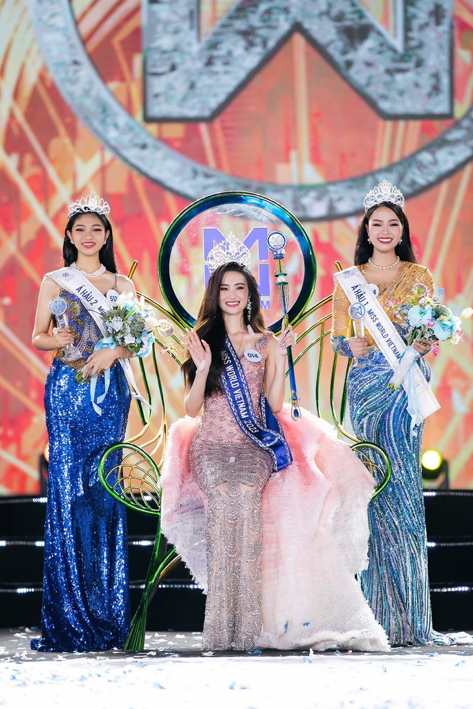 Hoa hậu Ý Nhi và 2 á hậu cuộc thi Miss World Vietnam 2023