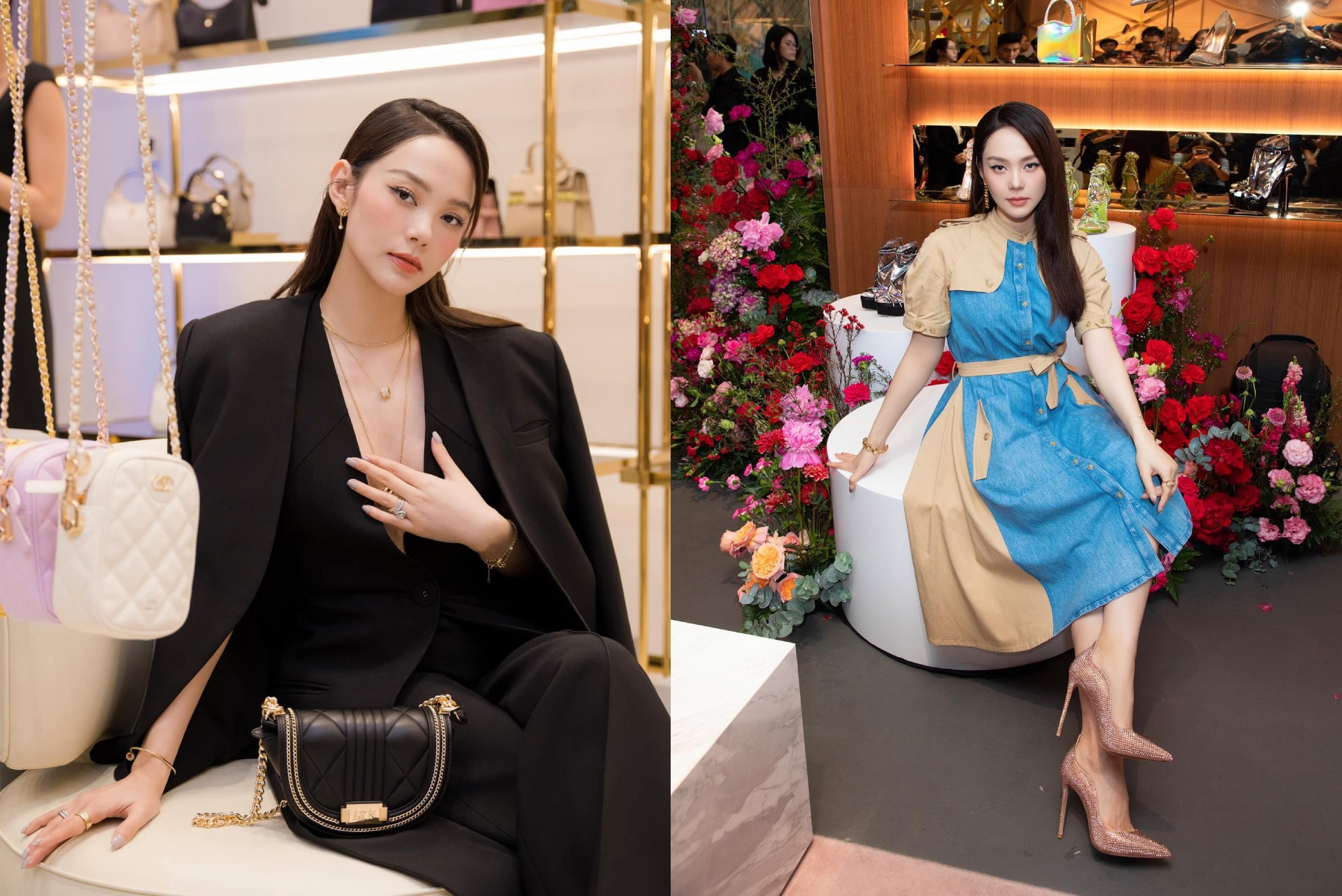 Trước đó, đường nét gương mặt nữ diễn viên không thay đổi quá nhiều.