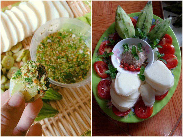 Mắc sim ăn cùng củ đậu, chấm chẩm chéo, là món ăn vặt lạ được dân văn phòng ưa chuộng những năm gần đây