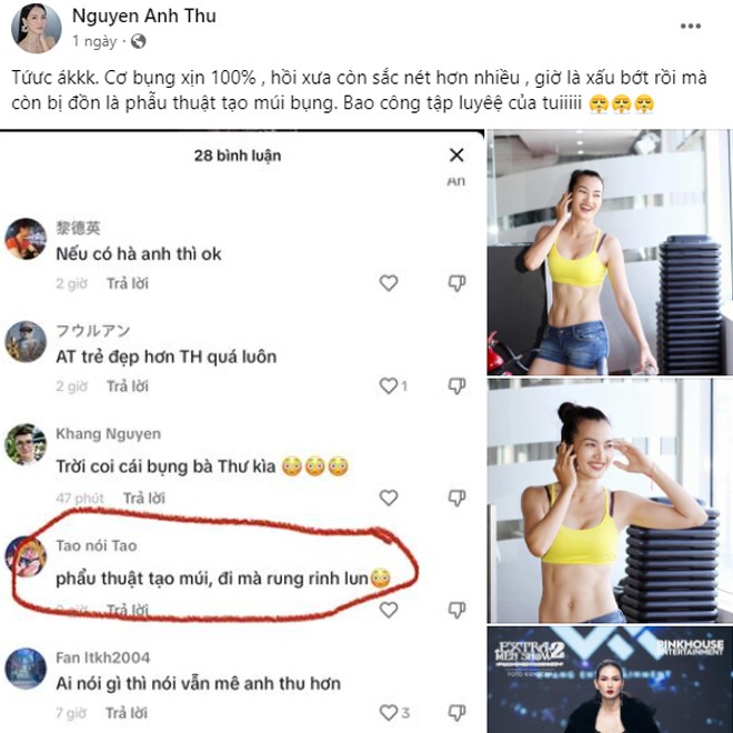 View - Con trai 16 tuổi, siêu mẫu Việt U45 vẫn đẹp chuẩn thiếu nữ, đi bước nào cơ bụng rung rinh theo bước đó