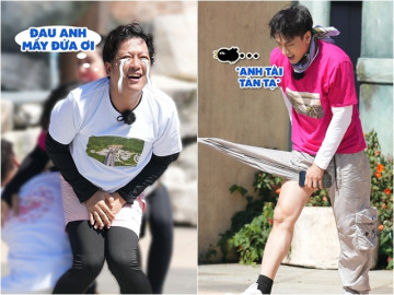 Trường Giang ôm bộ phận nhạy cảm, trai đẹp bị xé toạc quần, dàn sao nữ tả tơi vì gặp hung thần