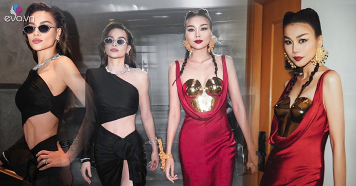 View - Thanh Hằng, Hồ Ngọc Hà khẳng định tình bạn thân bền chặt, lên đồ "kiếp đỏ đen đi trẩy hội