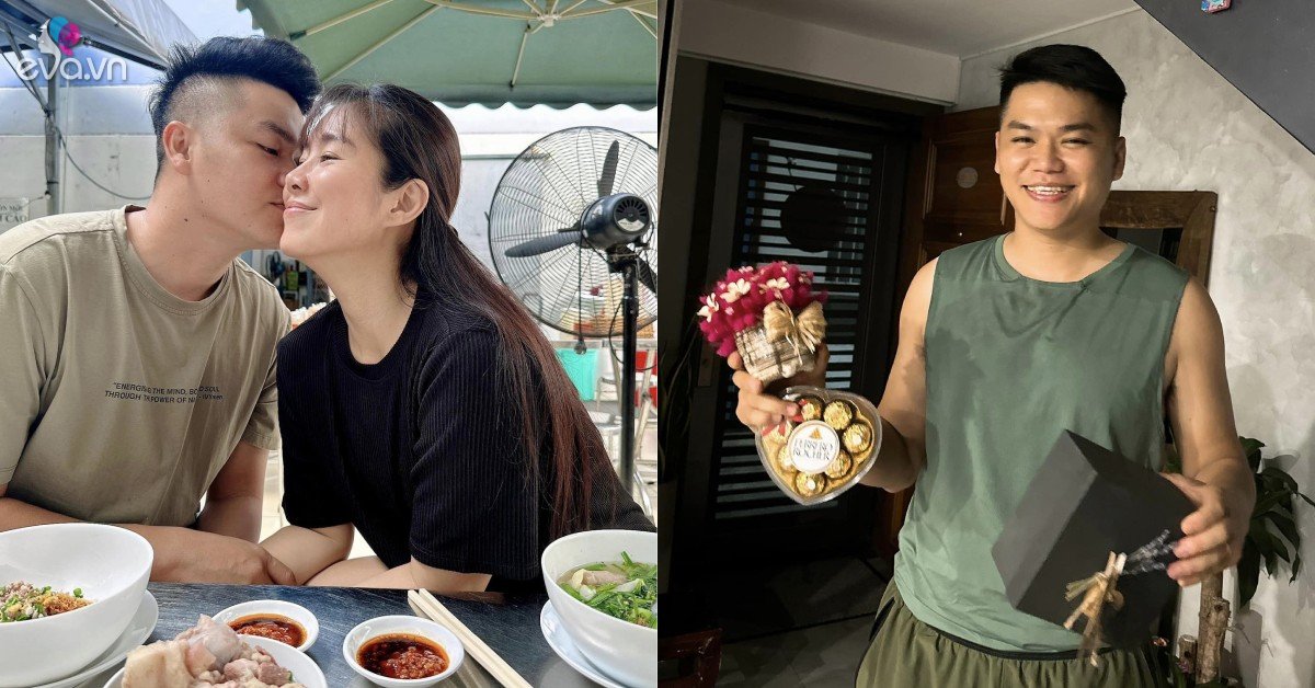 View - Lê Phương kỷ niệm 6 năm lấy được chồng trẻ, Trung Kiên mặc áo thun quần đùi trong ngày đặc biệt