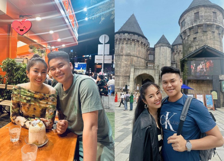 View - Lê Phương kỷ niệm 6 năm lấy được chồng trẻ, Trung Kiên mặc áo thun quần đùi trong ngày đặc biệt