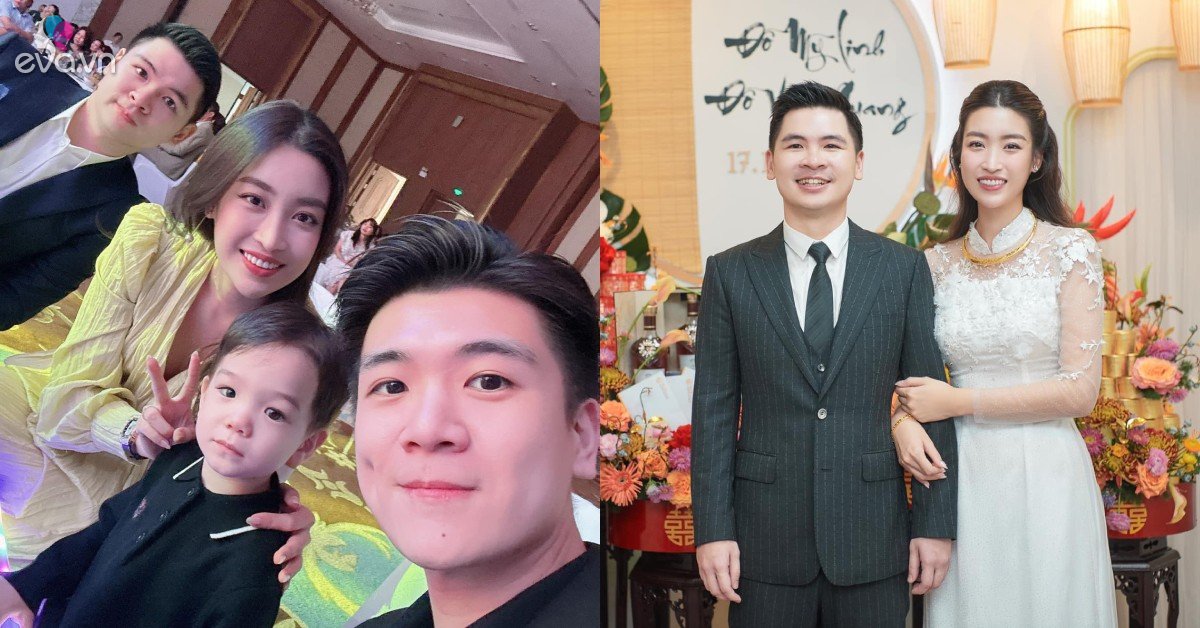 View - Thiếu gia Đỗ Quang Vinh đăng ảnh cùng con, nghi chụp tại tiệc đầy tháng ái nữ nhà Đỗ Mỹ Linh qua 2 chi tiết