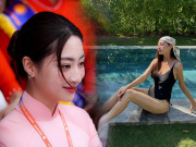 Làm đẹp - Cô giáo có đôi chân dài nhất nhì Cao Bằng đi dạy "mặt hoa da phấn" đẹp rạng ngời, học trò lo sợ mất tập trung