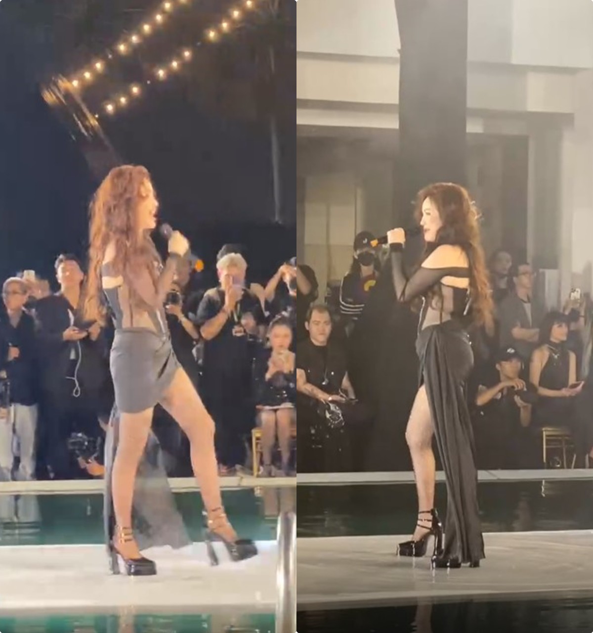 View - Bảo Thy qua ống kính team qua đường, vòng eo màu mỡ khác xa clip tự đăng