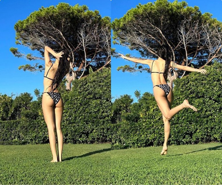 View - Danh tính mỹ nhân có tỉ lệ cơ thể 9 đầu đỉnh hơn Lương Thuỳ Linh, cả gan trái lời mẹ diện bikini