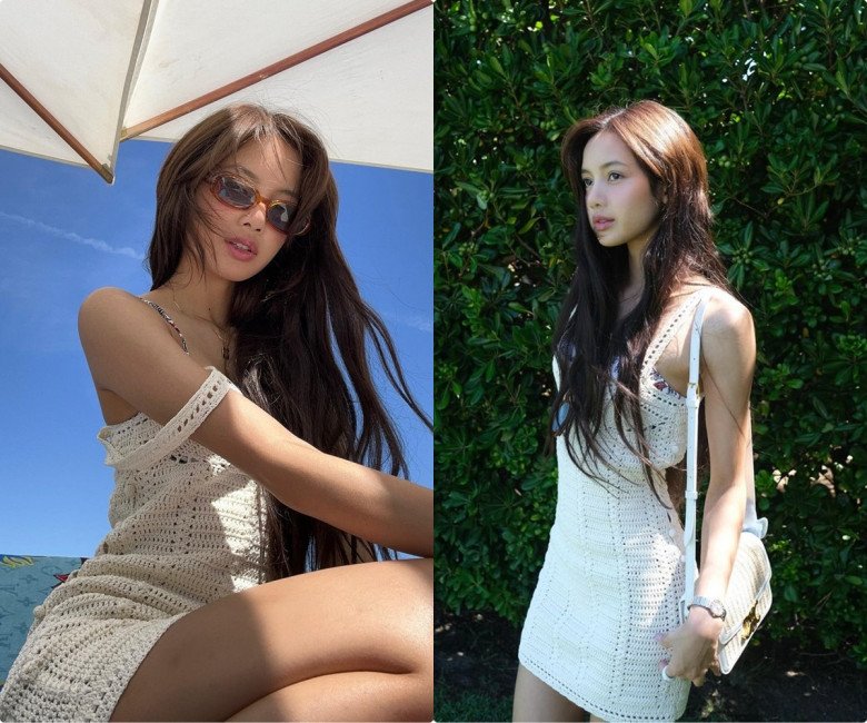 View - Danh tính mỹ nhân có tỉ lệ cơ thể 9 đầu đỉnh hơn Lương Thuỳ Linh, cả gan trái lời mẹ diện bikini