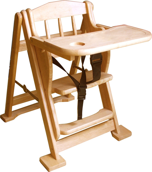 Ghế ăn dặm bằng gỗ. (Ảnh minh họa)