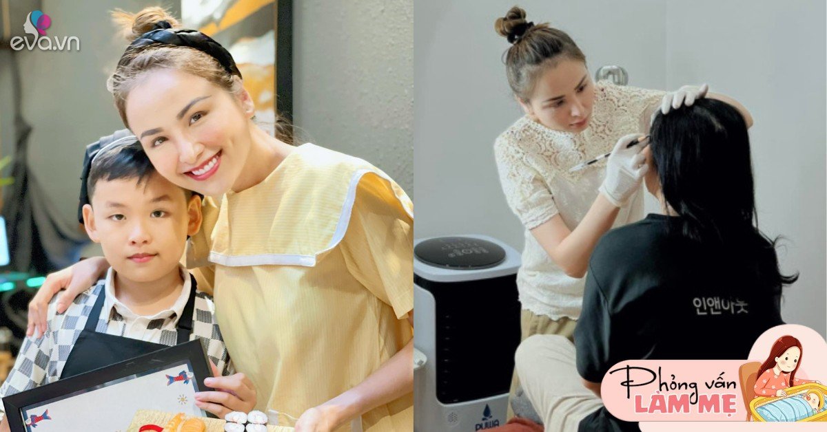 View - Hoa hậu thế giới người Việt Diễm Hương: Tôi làm phun xăm nuôi con, không phải mẹ đơn thân