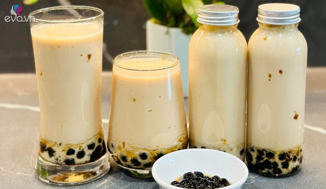 View - Mẹ đảm đem sữa hạt đi làm trà sữa được thức uống ngon béo thơm, ai cũng phải khen đỉnh của chóp