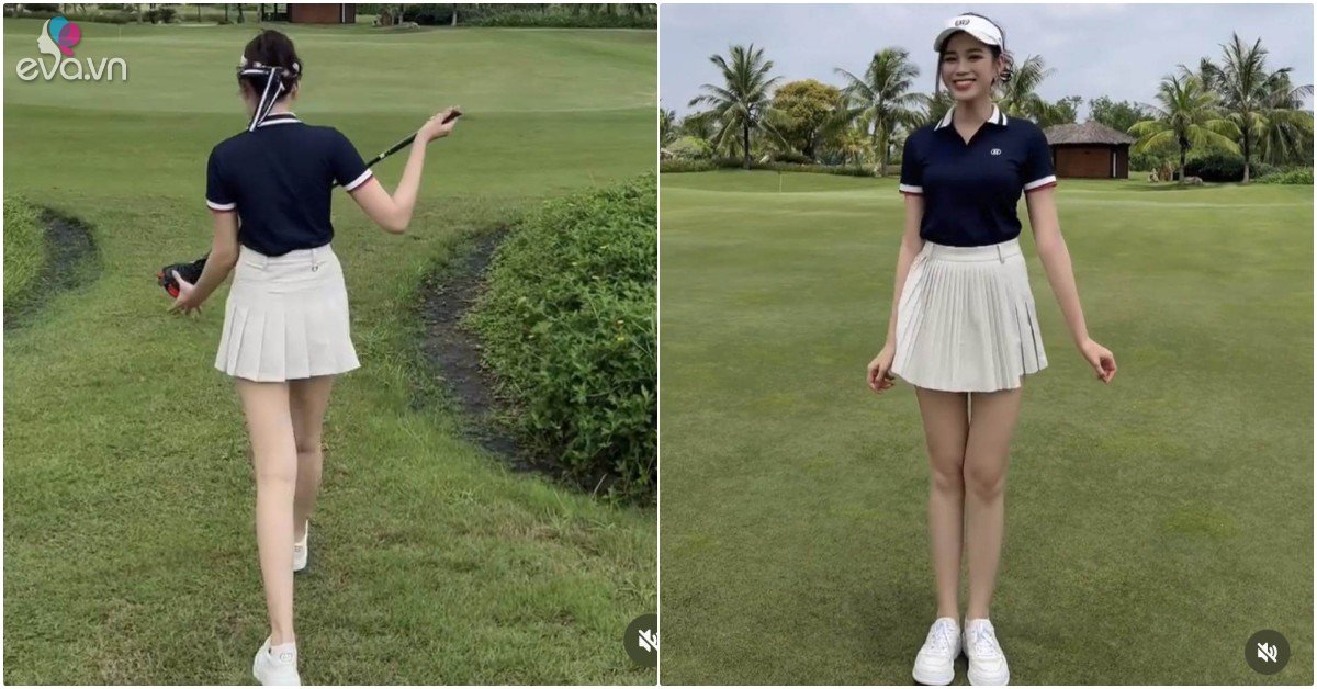 Gallery - Mới chơi môn nhà giàu, Đỗ Hà diện váy siêu ngắn khoe chân "đẹp nhất Việt Nam”