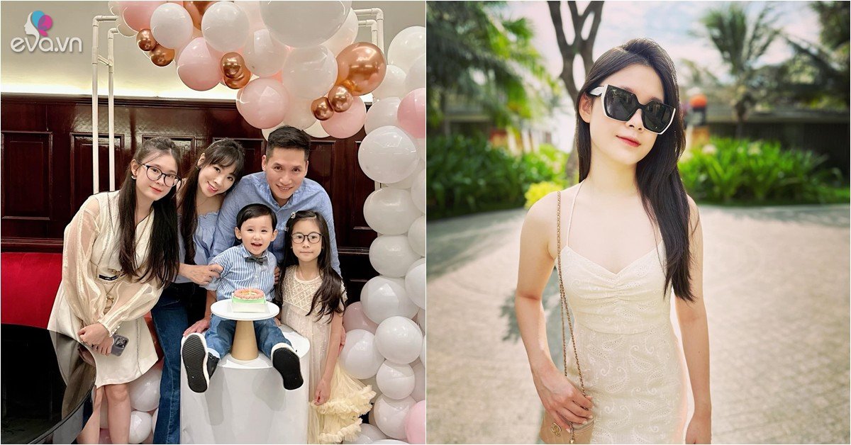 View - Vợ BTV Quốc Khánh khoe ảnh gia đình đông con, ái nữ đầu lòng xinh nức nở chiếm ngay ánh nhìn