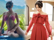 Thời trang - Em gái Quỳnh Búp Bê diện mốt áo tắm "lộn ngược" quá quyến rũ, dân tình quên luôn quá khứ "bánh bèo"