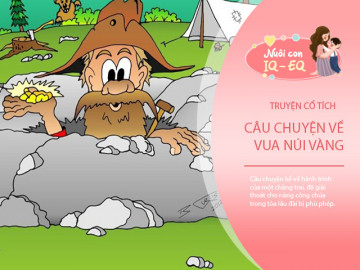 Truyện cổ tích song ngữ: Vua núi vàng