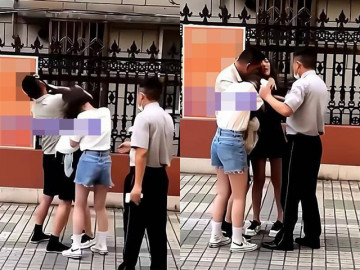 Vợ lao vào đánh ghen khi thấy chồng dẫn tiểu tam vào khách sạn: Tôi dùng rồi, không thấy bẩn à?