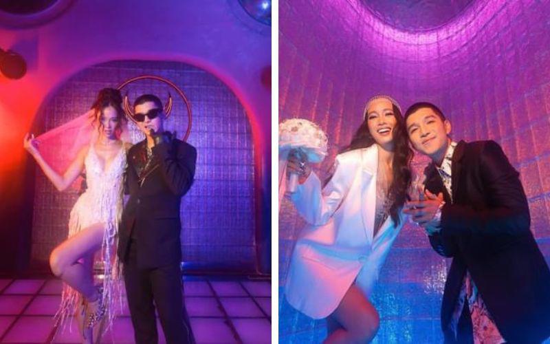 Đến cả bộ ảnh chụp dành cho ngày cưới, mỹ nhân quê Nam Định cũng khiến cõi mạng "đứng ngồi không yên" trước loạt bộ cánh hở hang táo bạo.
