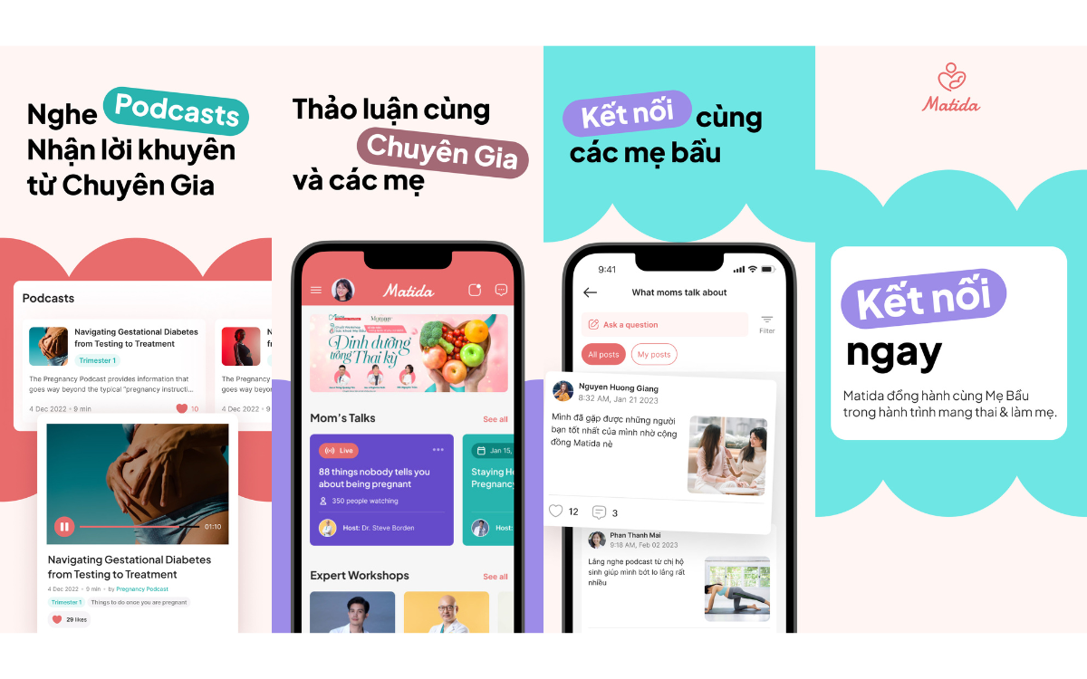 Matida App - Ứng dụng theo dõi thai kỳ dành cho mẹ bầu Việt - 5