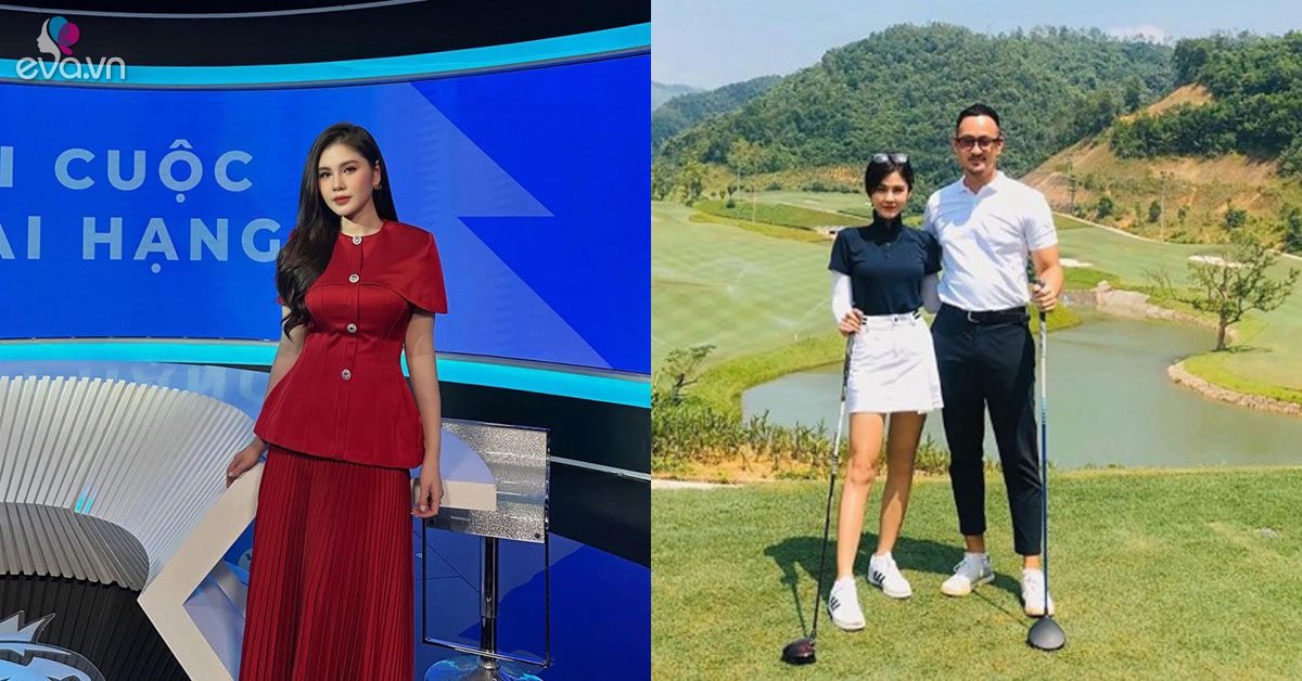 View - Nữ MC thể thao dáng đẹp nhất nhì VTV sinh con trai bụ bẫm trắng trẻo giống hệt nam đại gia quen ở sân golf